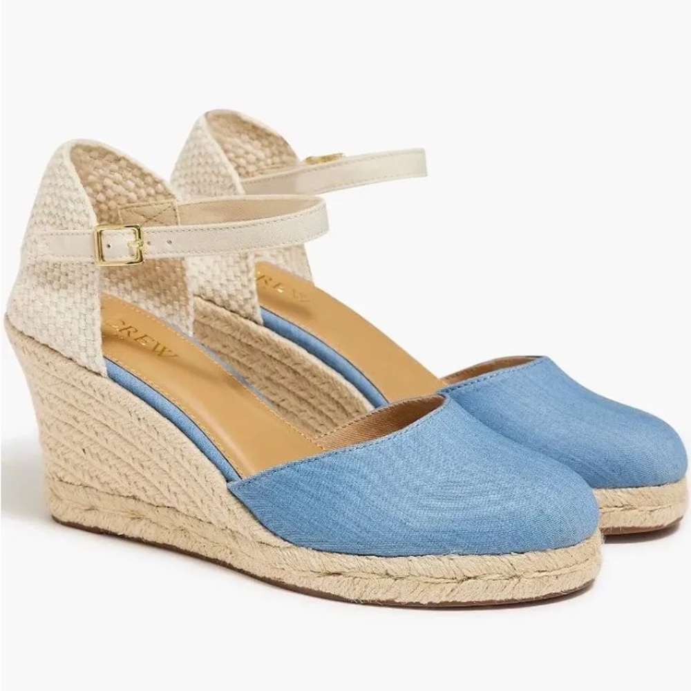 J. Crew Espadrille Platform Wedge Sandals